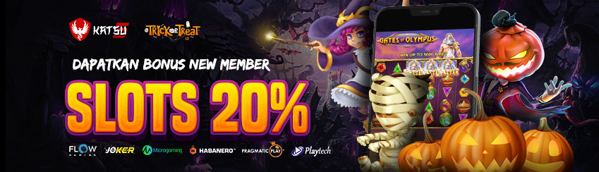 Bonus New Member 20% Slots