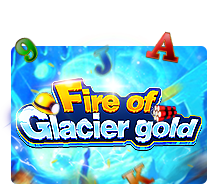 Fire of glacier gold
